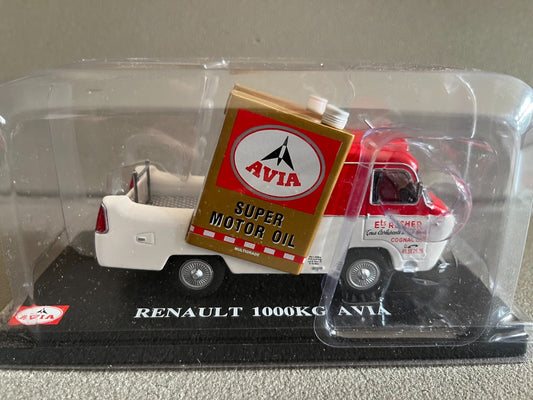 Voiture miniature Camion Renault 1000 KG Avia Auto Plus Hachette 1/43