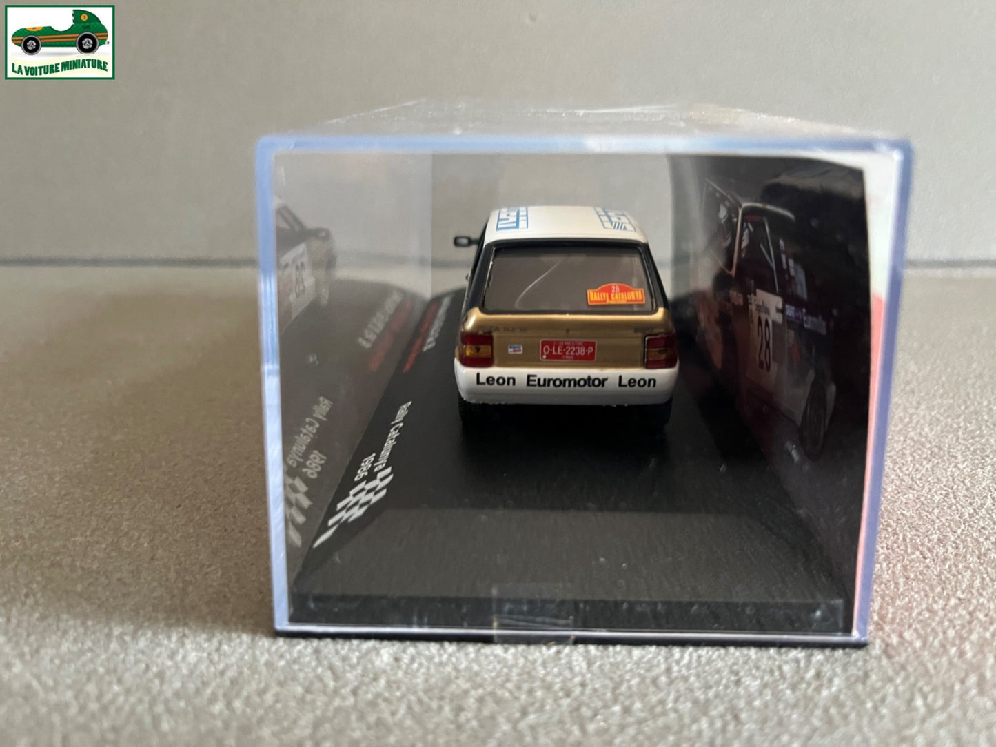 Voiture Miniature Seat Ibiza 1.5 GLX Gr.B Rallye Catalunya 1986 au 1/43