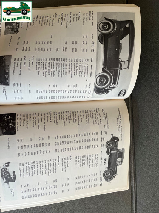 Livre Voiture Automobile Old Car Value Guide Volume III Number 1