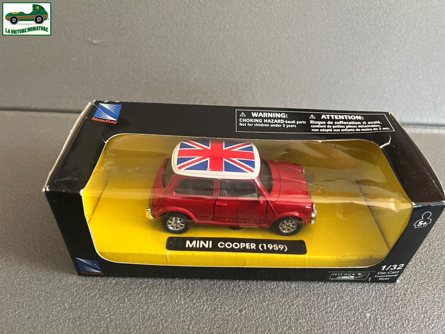 Voiture miniature Mini Cooper 1959 New Ray au 1/32