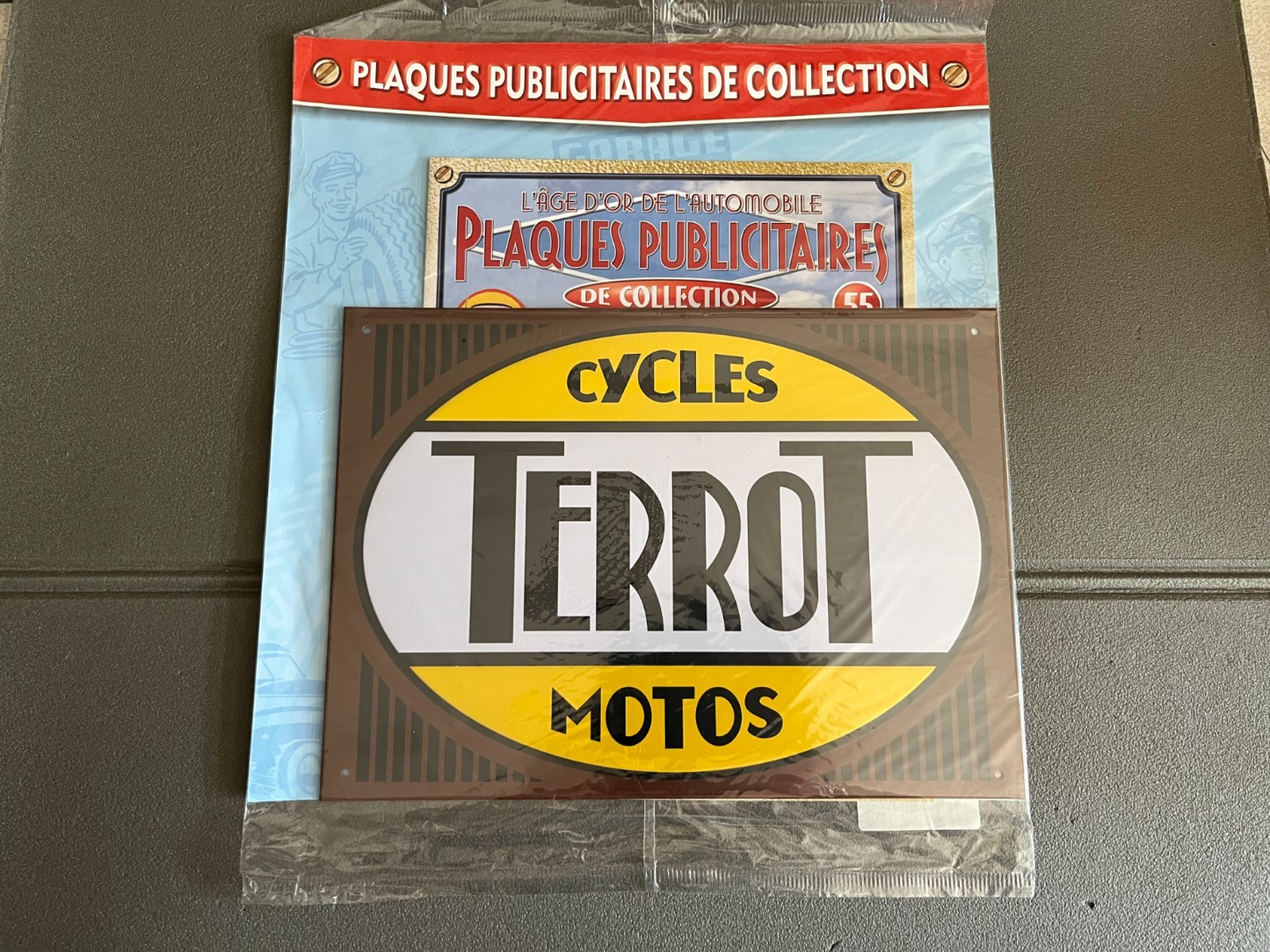 Plaque Métal Voiture Automobile Publicitaire Collection Terrot Motos