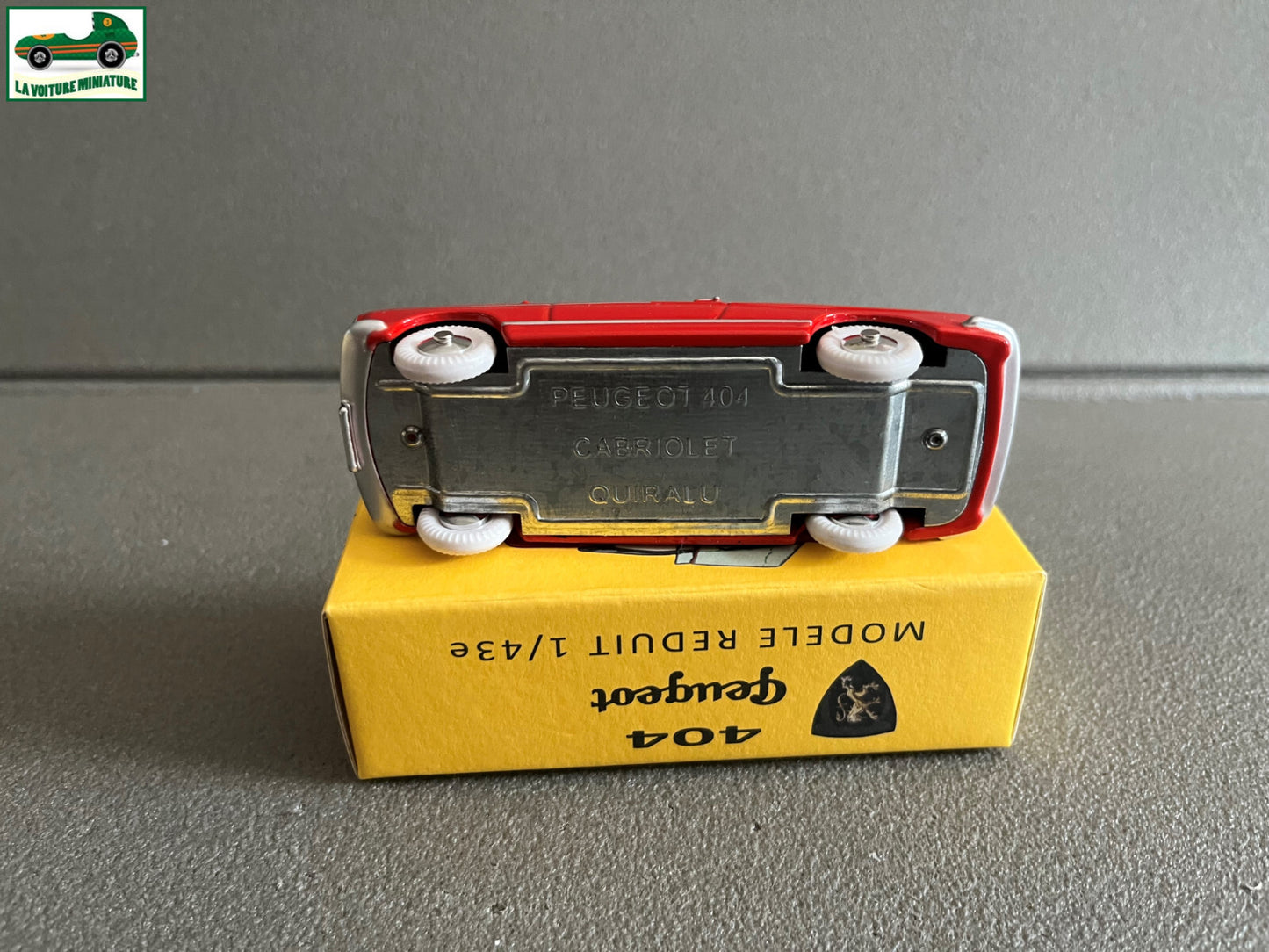 Voiture Miniature Peugeot 404 Quiralu Réédition au 1/43
