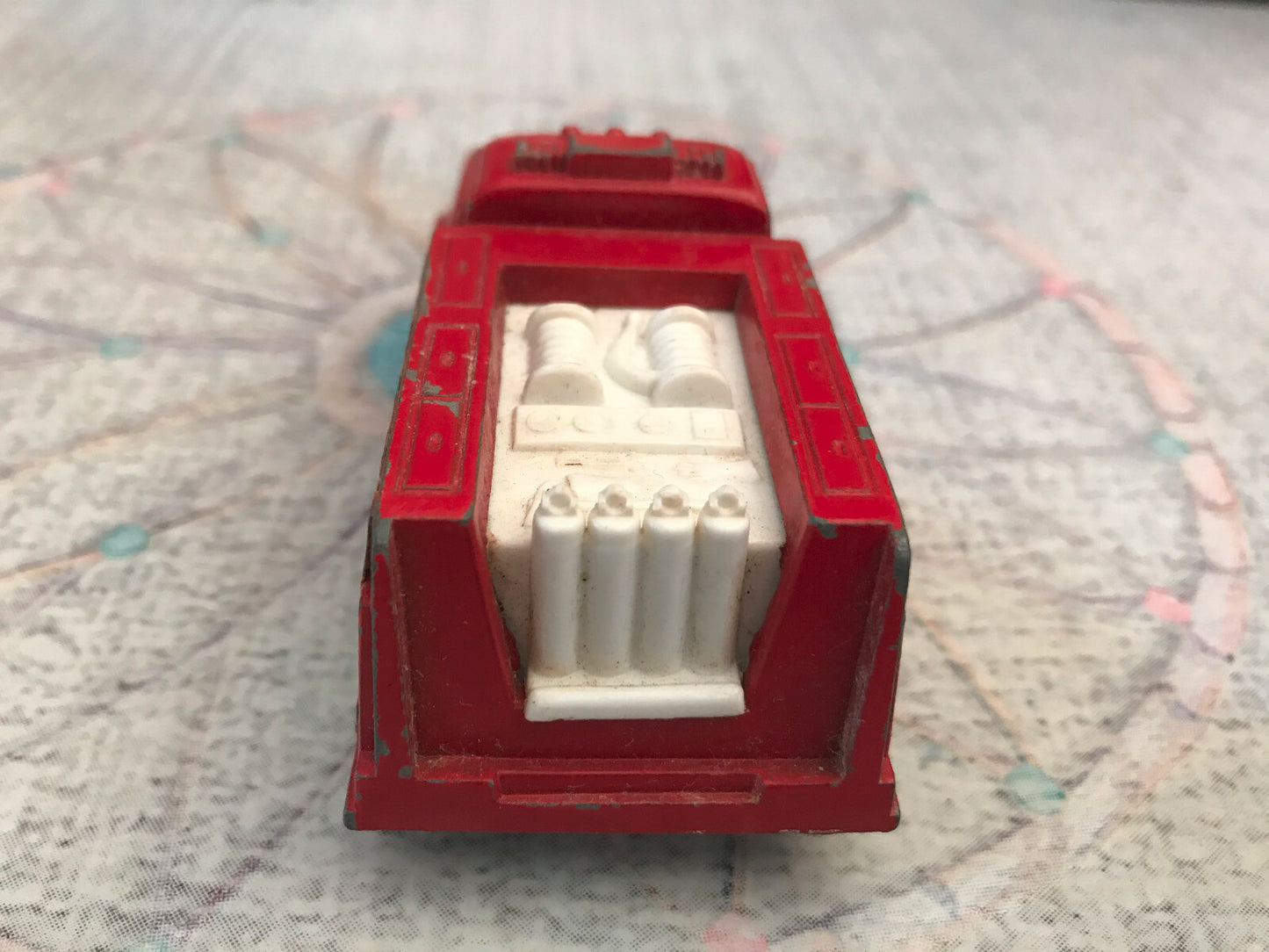 Ancienne Miniature Camion Pompiers Tootsietoys Chicago Bio Equip Truck USA