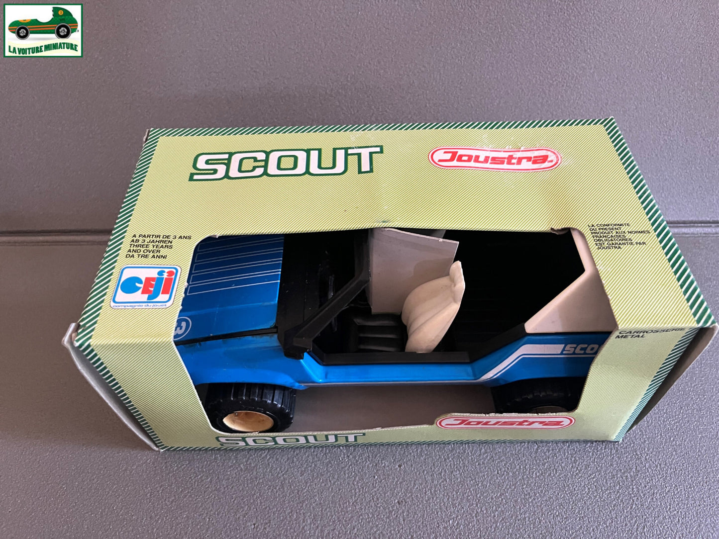 Jouet Ancien Voiture miniature Scout Joustra REF 2570 Ceji France Vintage