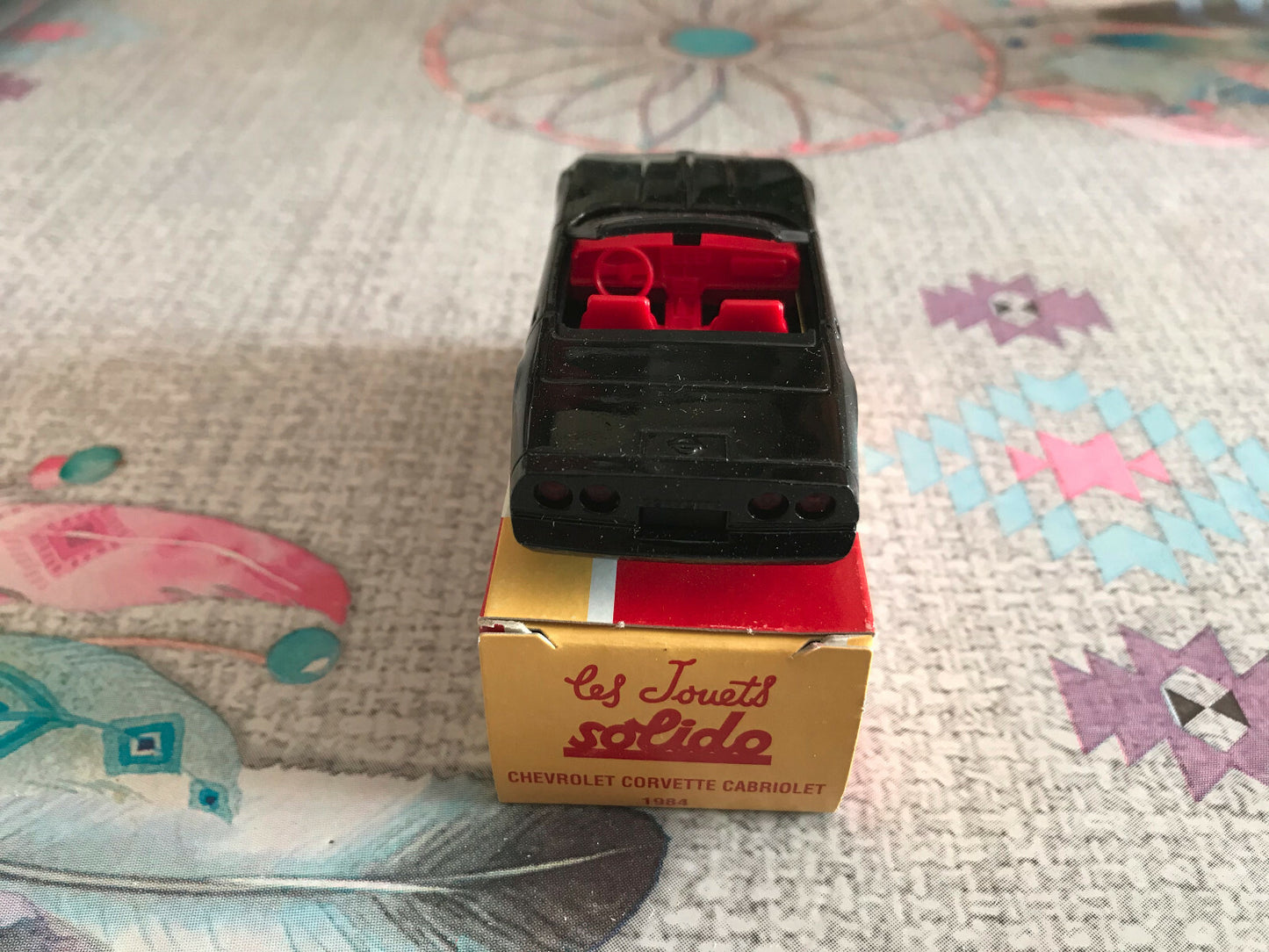 Voiture Miniature Chevrolet Corvette Cabriolet 1984 Solido Hachette au 1/43