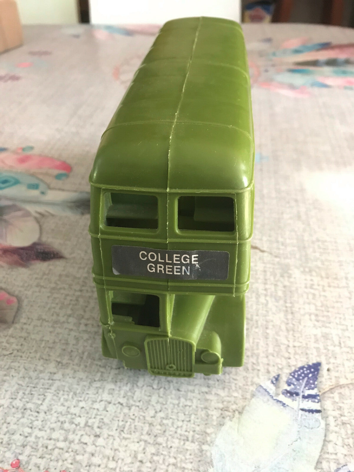 Jouet Ancien Plastique Car Bus Ireland for Holidays College Green 20cm environ