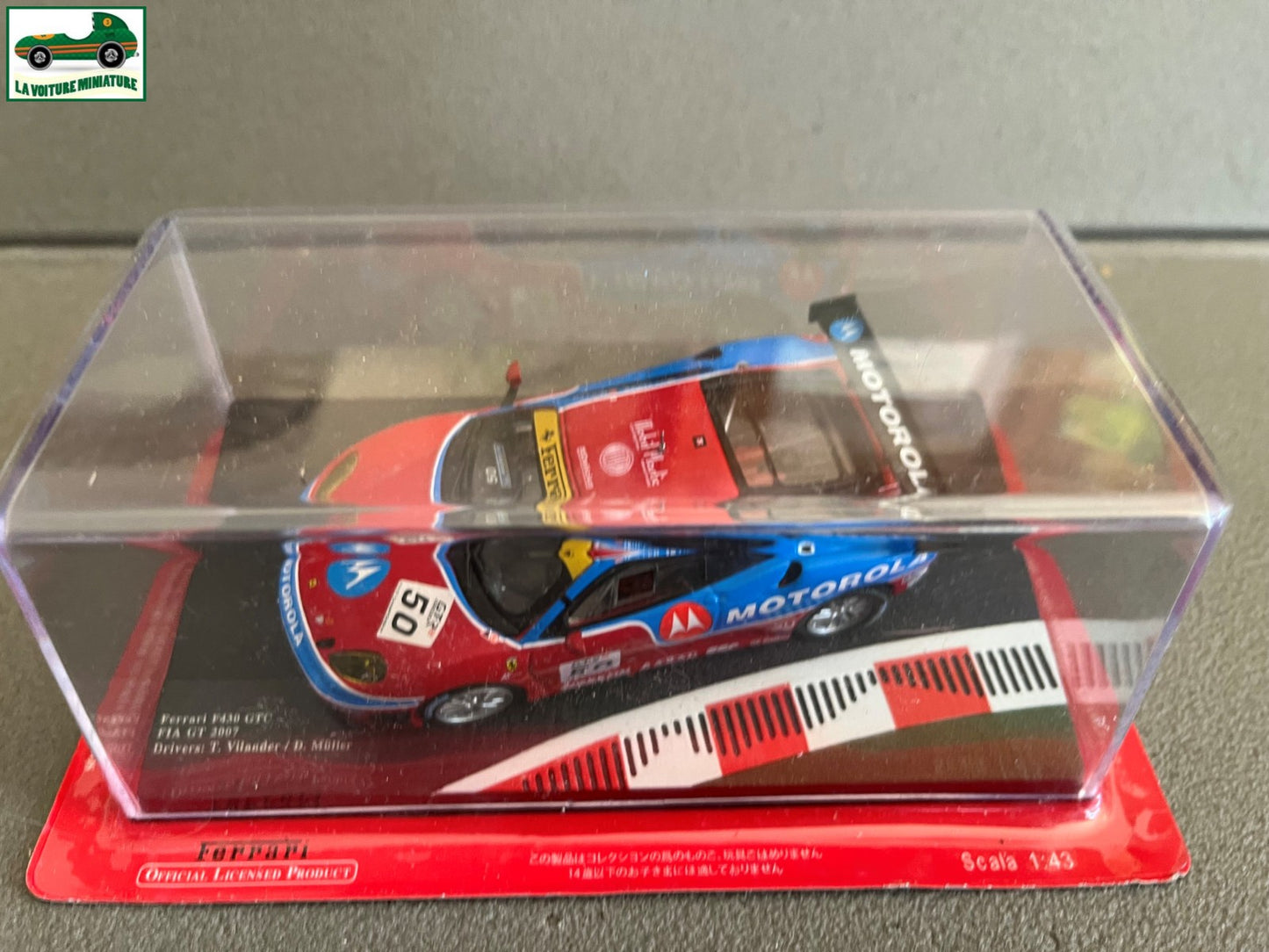 Voiture miniature Collection Ferrari F430 GTC FIA GT 2007 au 1/43