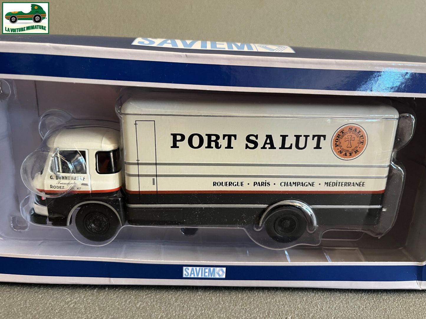 Voiture Miniature Camion Saviem JM200 Port Salut Test Hachette au 1/43