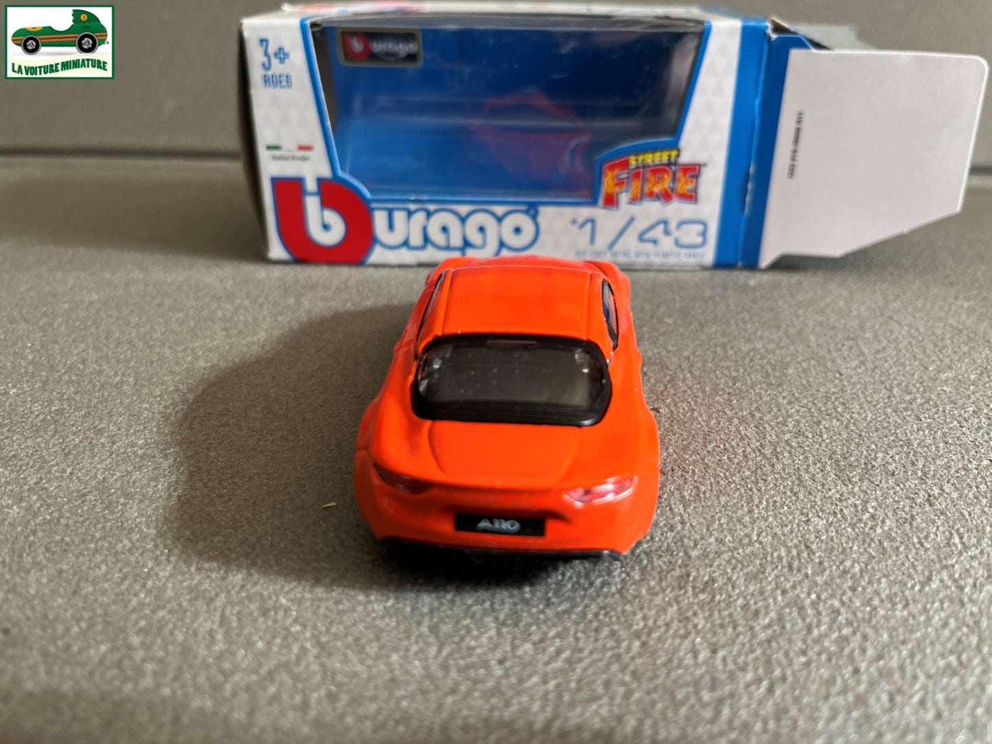 Voiture Miniature Renault Alpine A110 2018 Burago Orange au 1/43