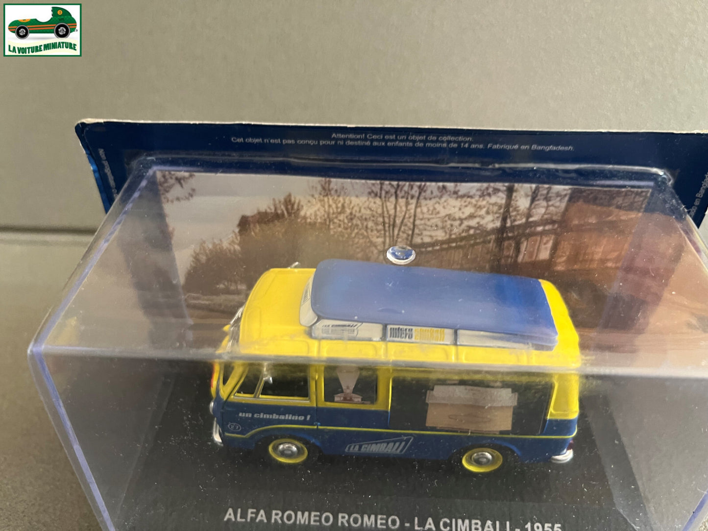 Voiture Miniature Alfa Romeo La Cimbali 1955 au 1/43