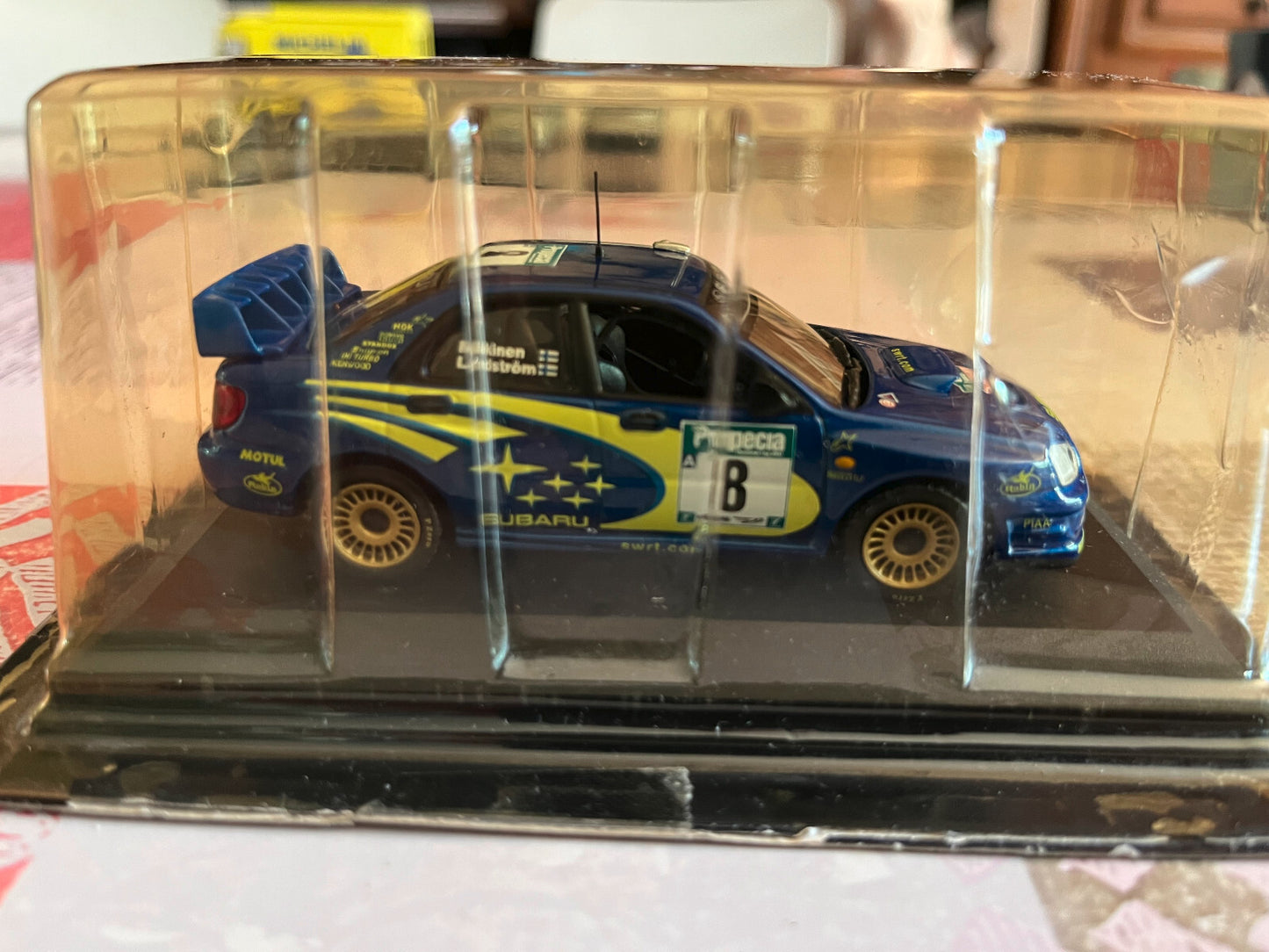 Voiture miniature Rallye New Zeland WRC Subaru Impreza WRC 2003 Makinen 1/43