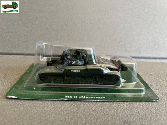 Miniature Militaire Char MK II Mathilda Deagostini Pays de L'est au 1/72