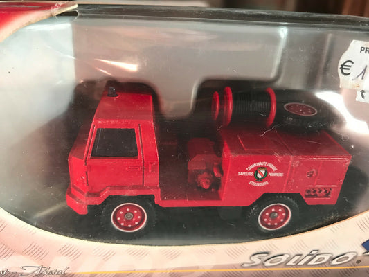 Voiture Miniature Pompiers Camion 2103 Berliet Camiva Feux Solido TonerGam 1/50