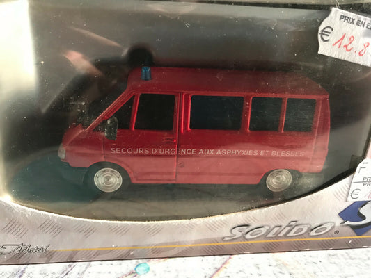 Voiture Miniature Pompiers Camion 2173 Renault Trafic Solido TonerGam 1/50