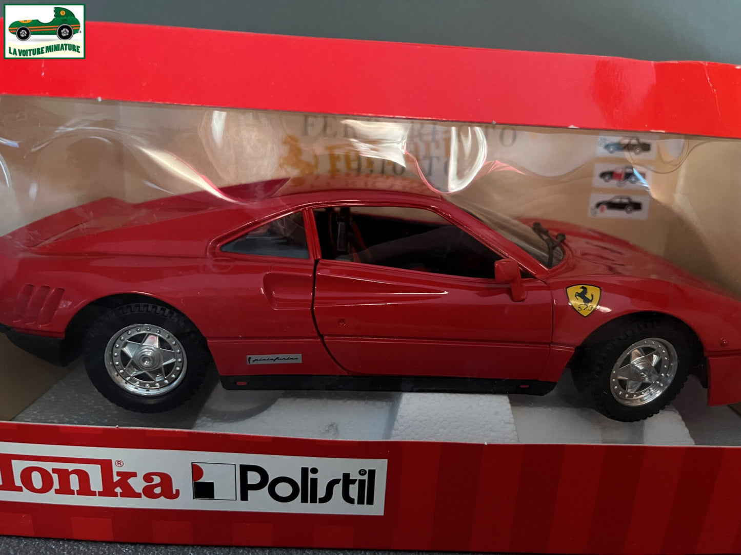 Voiture miniature Ferrari GTO Polistil au 1/16