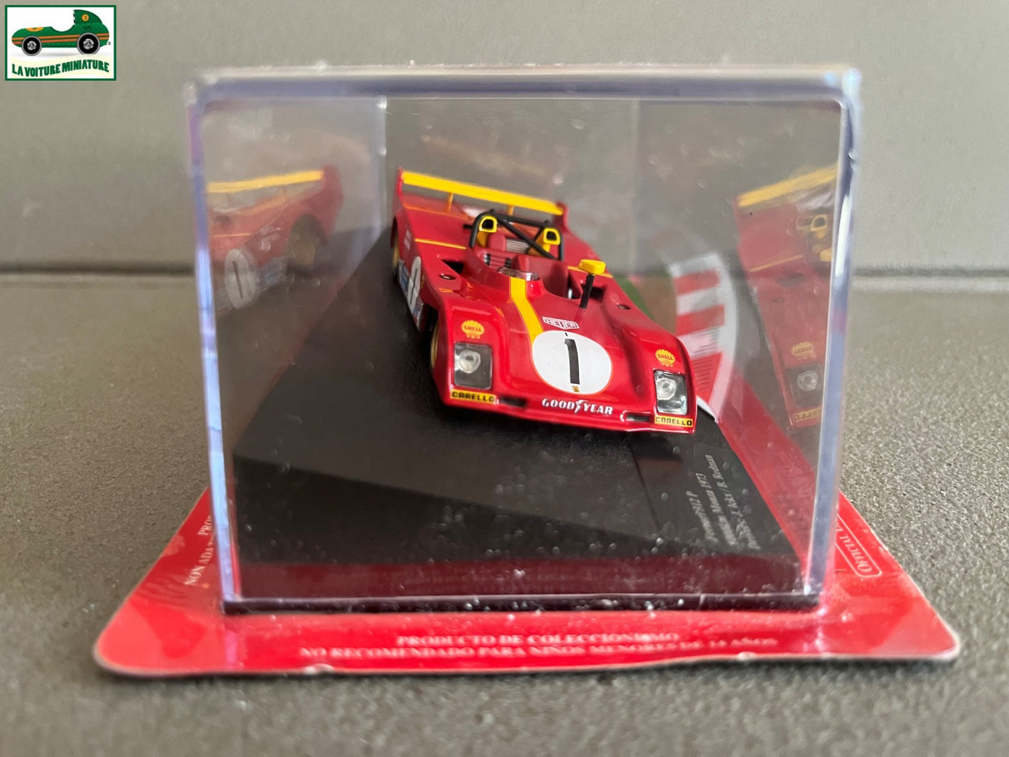Voiture miniature Collection Ferrari 312P 1000km Monza 1973 au 1/43