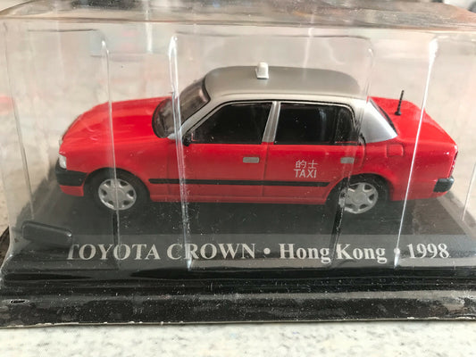 Voiture Miniature Toyota Crown Hong Kong 1998 Taxi Du Monde au 1/43 Altaya
