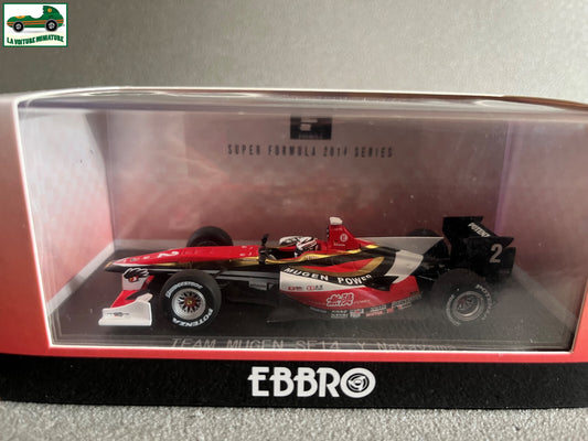 Voiture Miniature Team Mugen SF14 Formula 2014 F1 Ebbro au 1/43