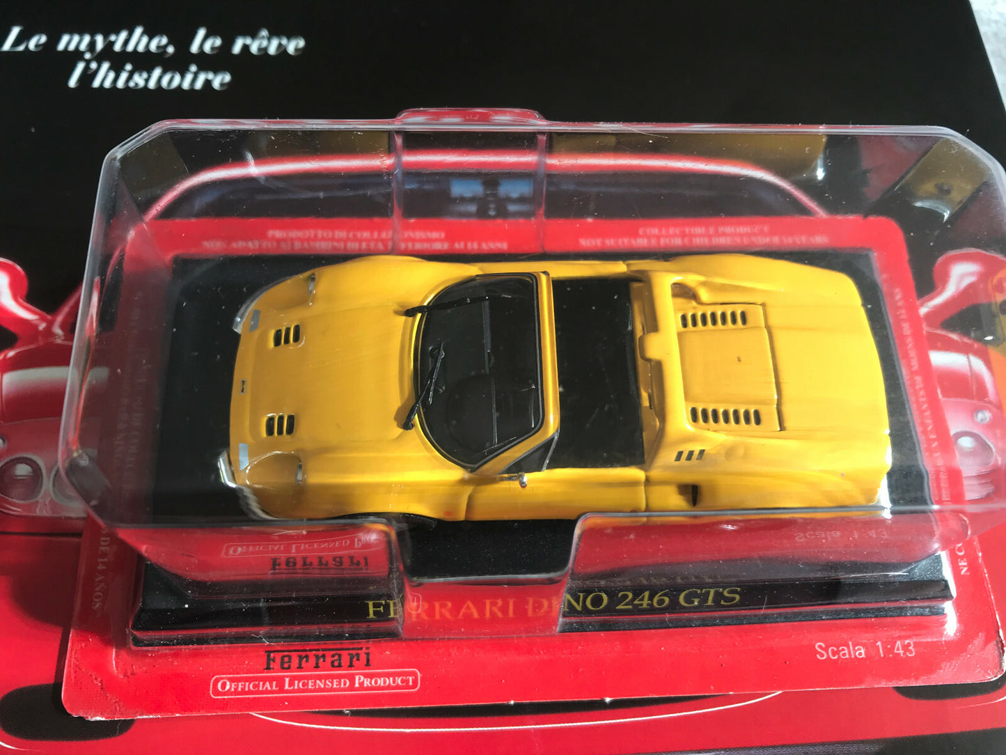 Voiture miniature Collection Ferrari Dino 246 GTS Ixo Fabbri au 1/43