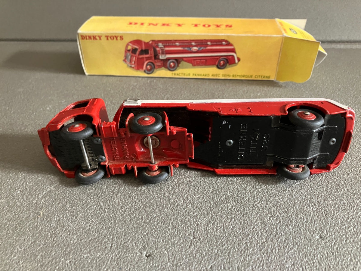 Ancienne Miniature Camion Panhard Citerne Esso 32C Dinky Toys Meccano France