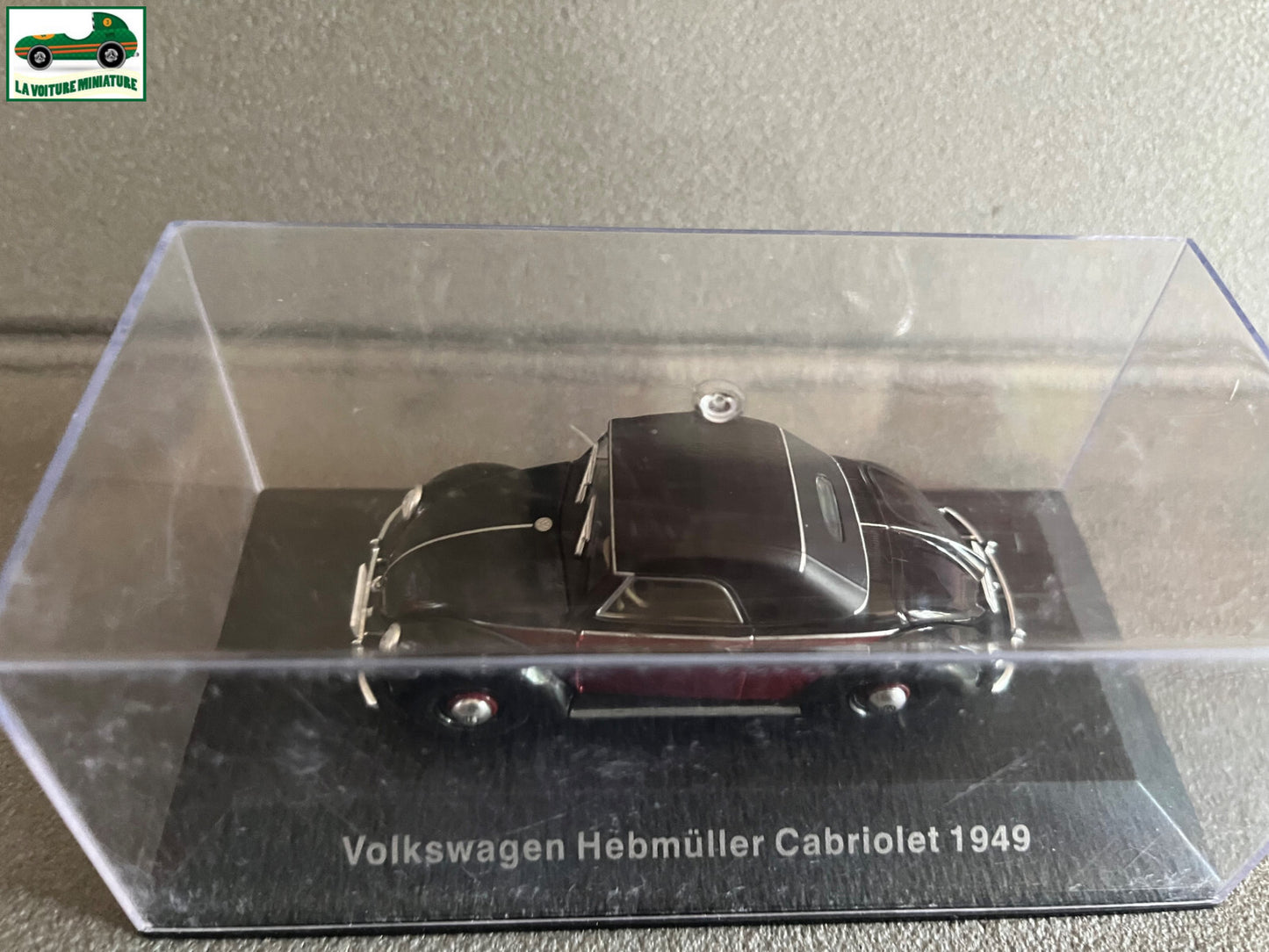 Voiture miniature VW Volkswagen Hebmuller Cabriolet 1949 Coccinelle Cox au 1/43