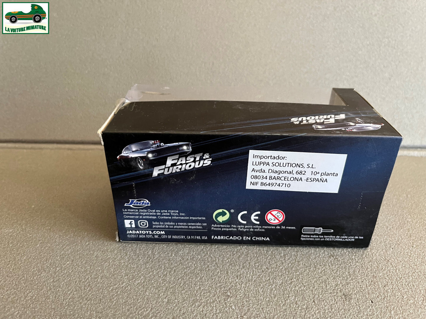 Voiture miniature Fast and Furious Dom's Chevy Chevelle SS Jada 1/32