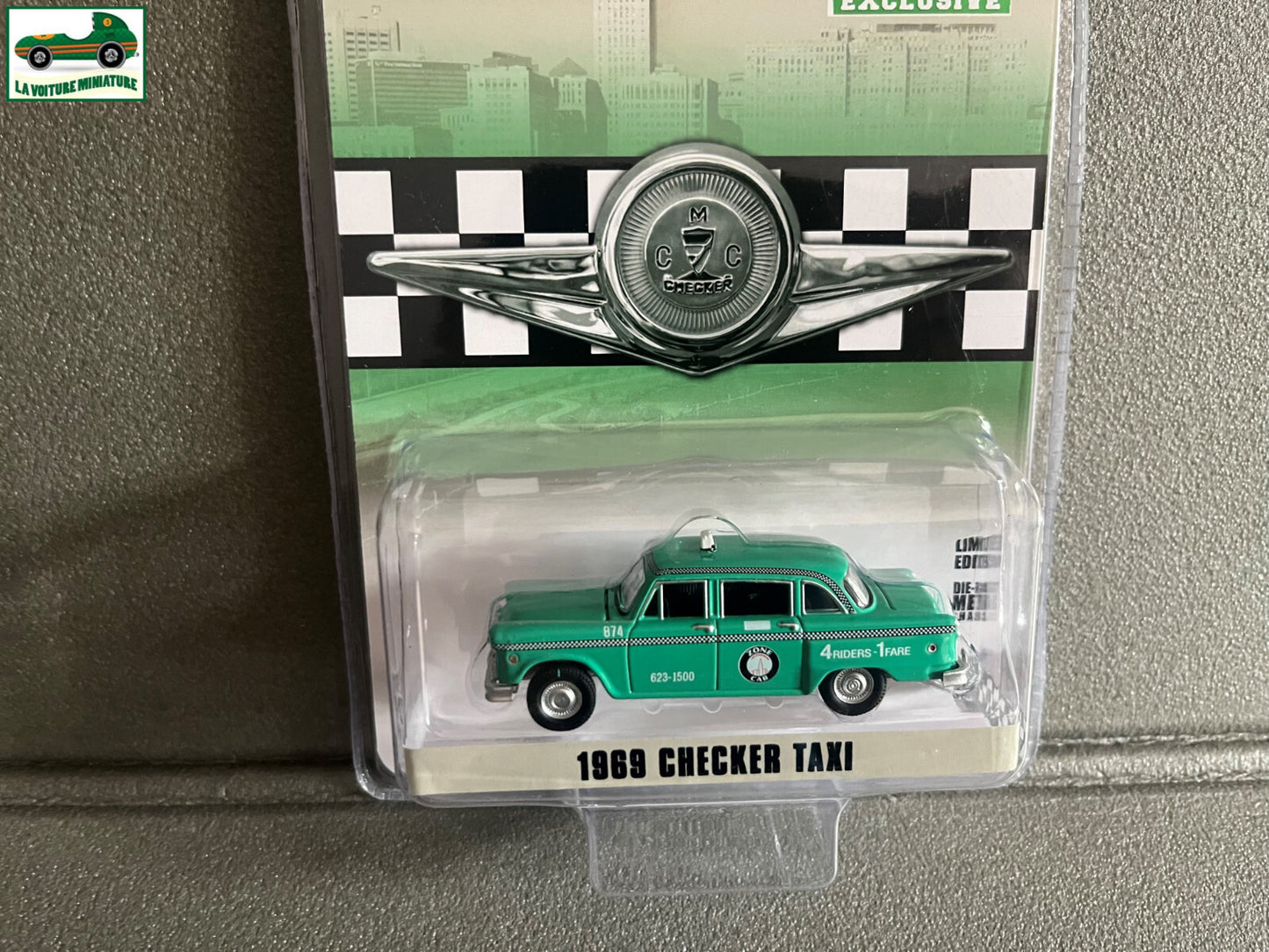 Voiture Miniature 1959 Checker Taxi Greenlight au 1/64