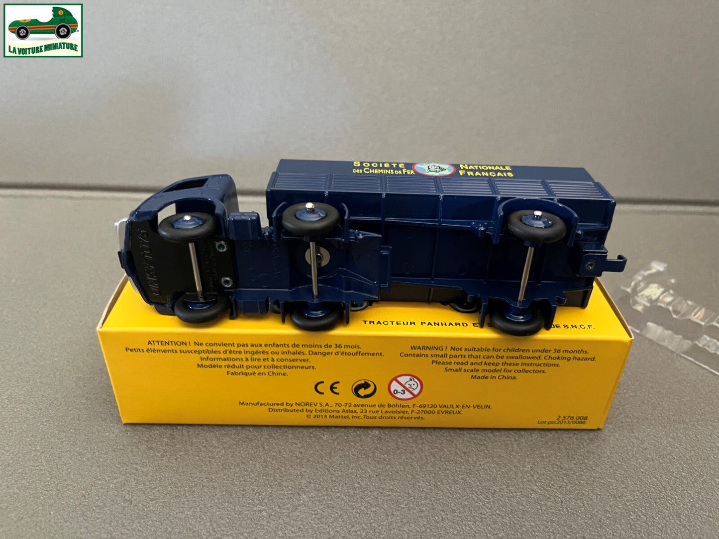 Voiture miniature Tracteur Semi Remorque Panhard SNCF 32 AB Dinky Toys Atlas