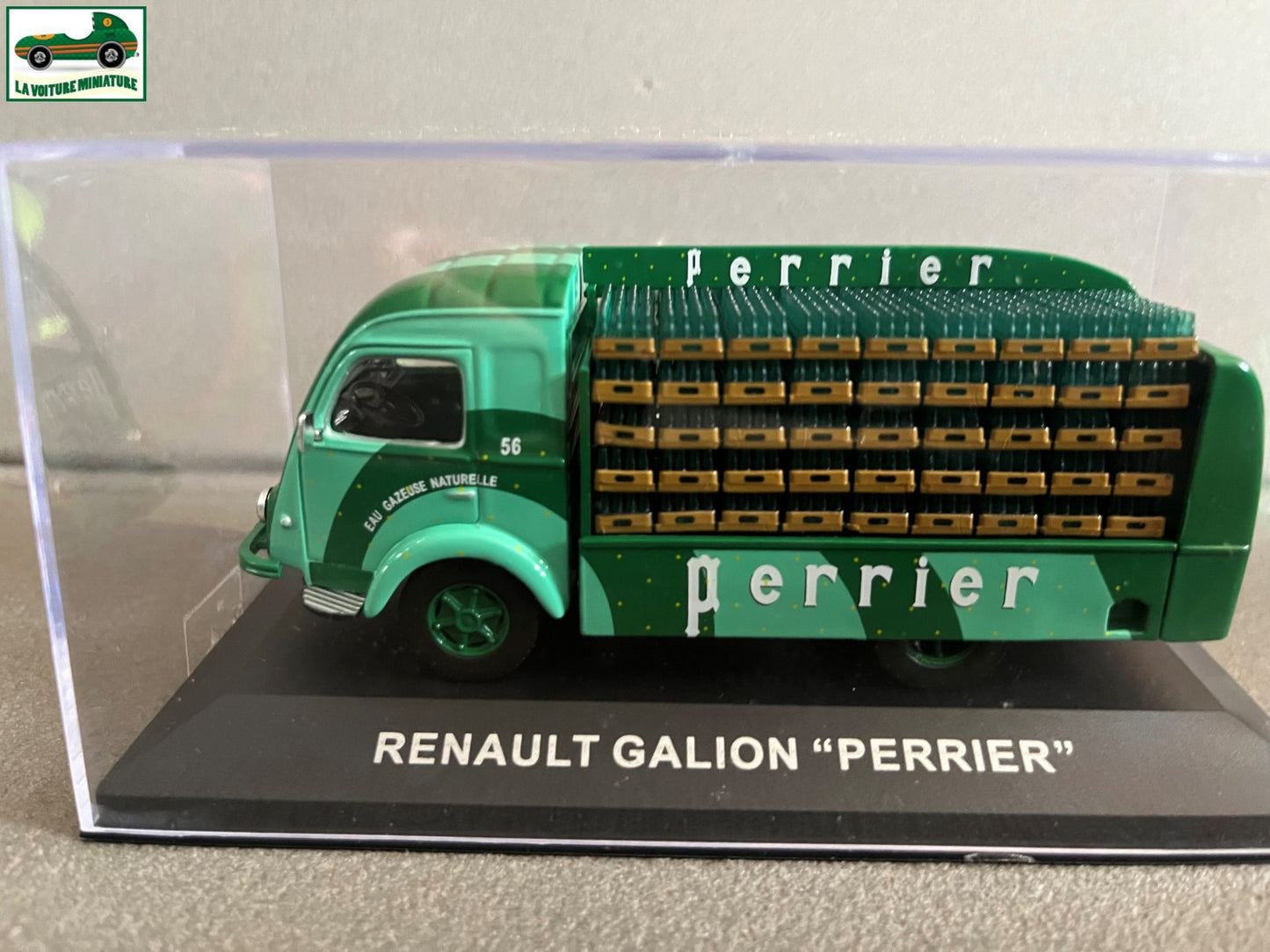Voiture Miniature Camion Publicitaire Renault Galion Perrier au 1/43