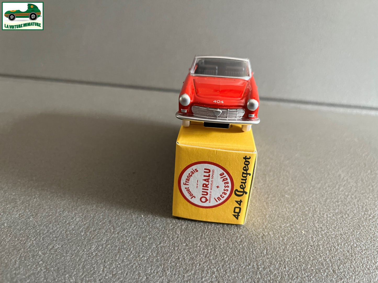 Voiture Miniature Peugeot 404 Quiralu Réédition au 1/43