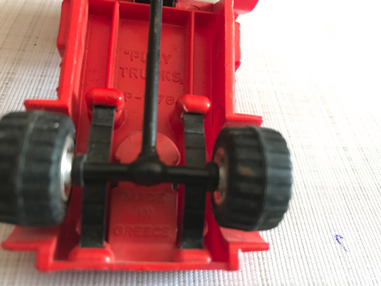 Ancienne Voiture Miniature Camion Tracteur Semi Remorque DAF Greece Plastique