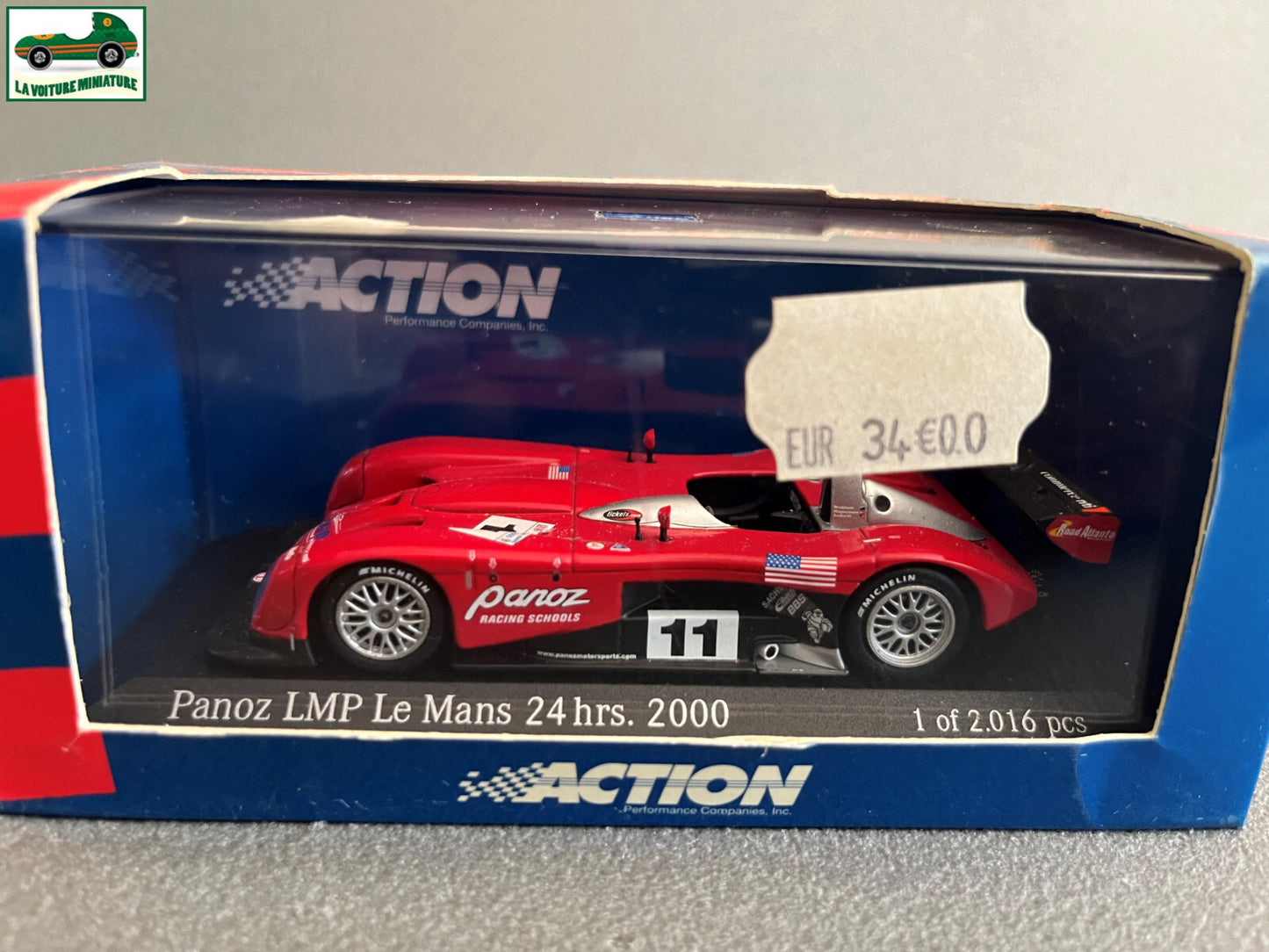 Voiture Miniature Panoz LMP Le Mans 24 hrs 2000 Action Minichamps au 1/43
