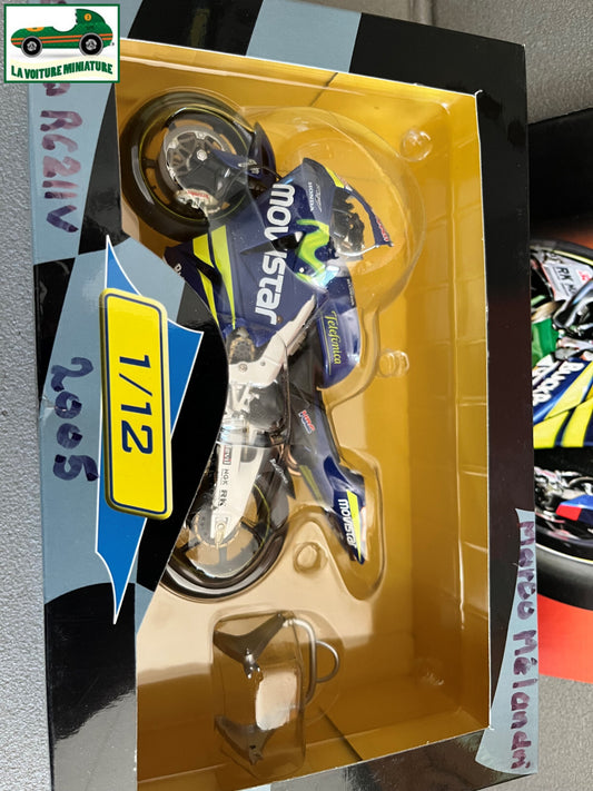 Moto GP miniature Honda RC211V Melandri 2005 Altaya au 1/12