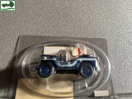 Voiture Miniature Jeep Willys Gendarmerie Norev Hachette 1/43