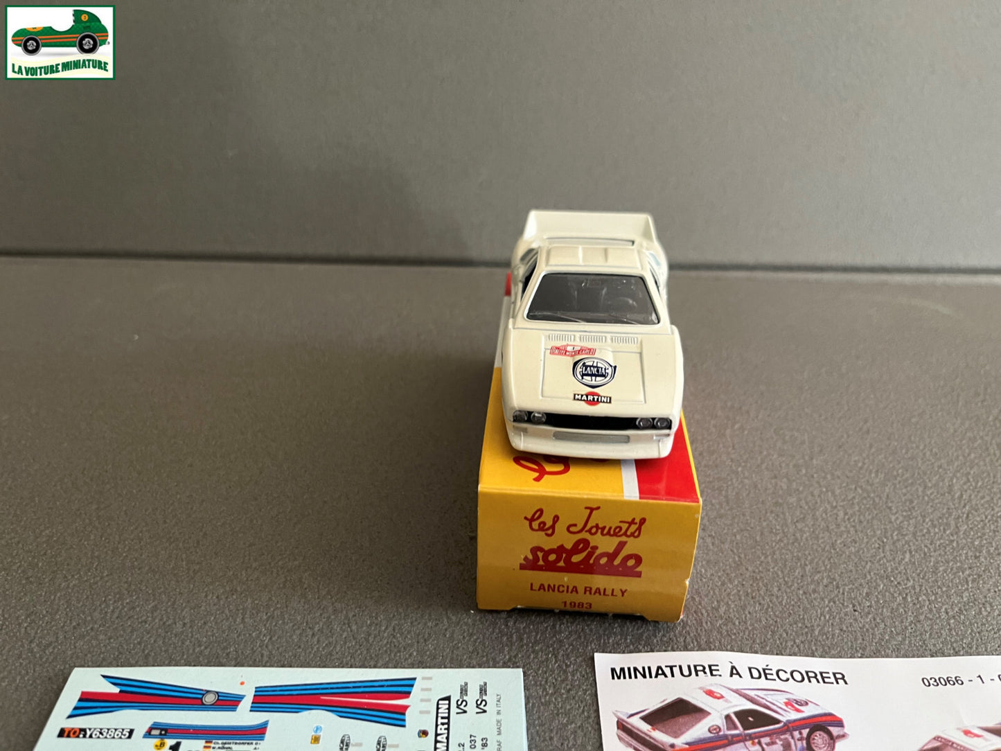 Voiture Miniature Lancia Rally Rallye Monte Carlo 1983 Solido Hachette 1/43