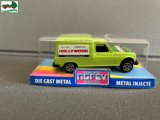 Ancienne Voiture Miniature Renault R4 4L F6 Hollywood Norev au 1/43