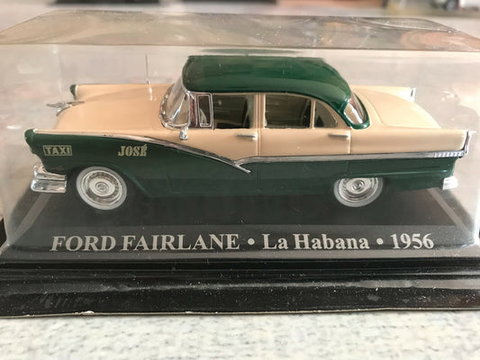 Voiture Miniature Ford Farlane La Habana 1956 Taxi Du Monde au 1/43 Altaya