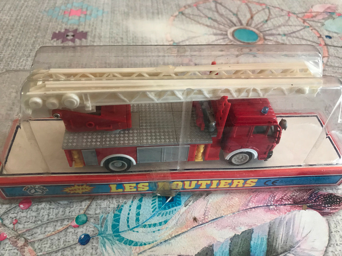 Voiture Miniature Camion Pompiers Echelle Mercedes Holly Car 6953 Vintage