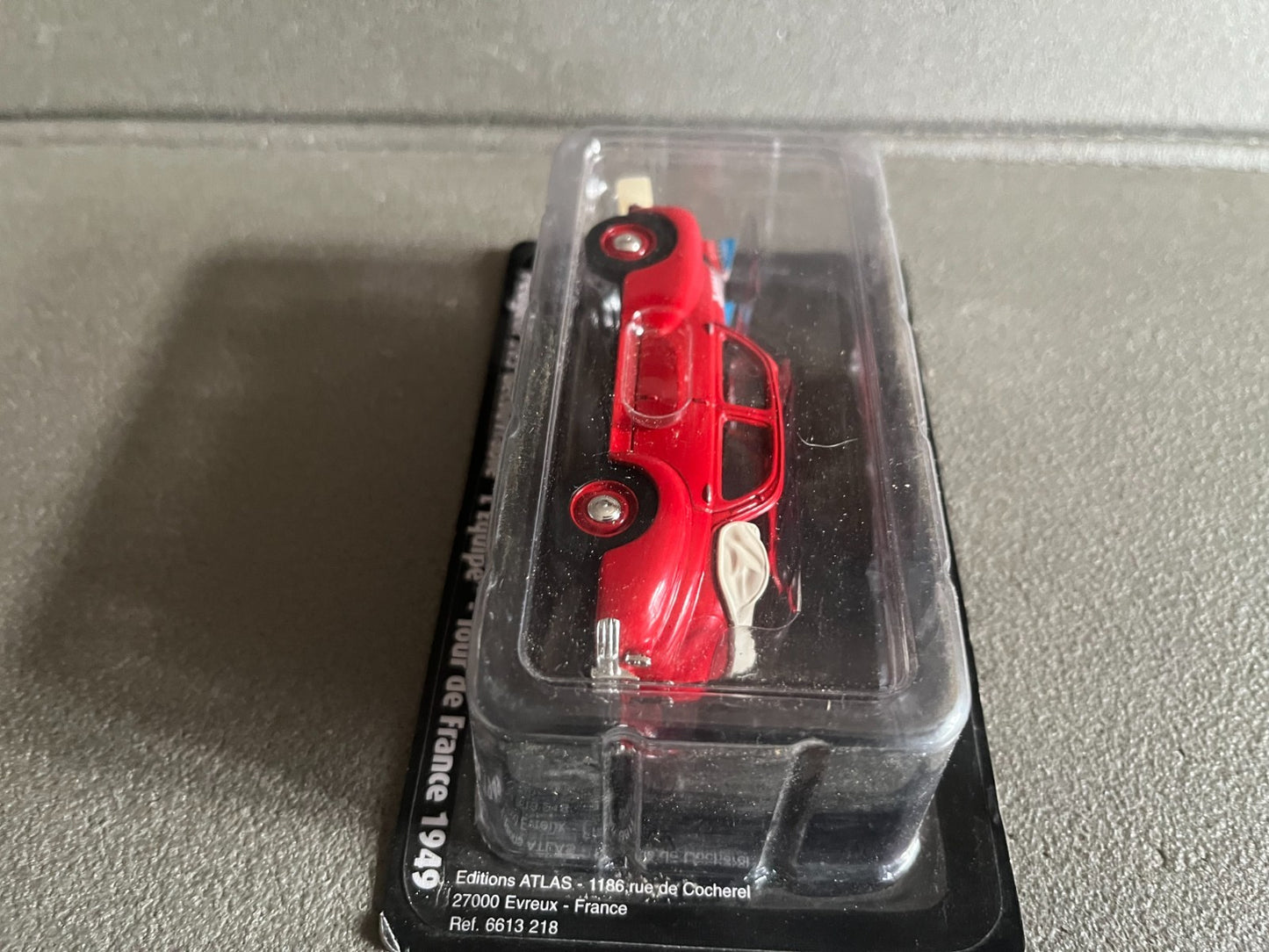 Voiture Miniature Peugeot 203 Découvrable L'Equipe 1949 Tour Vélo Norev 1/43