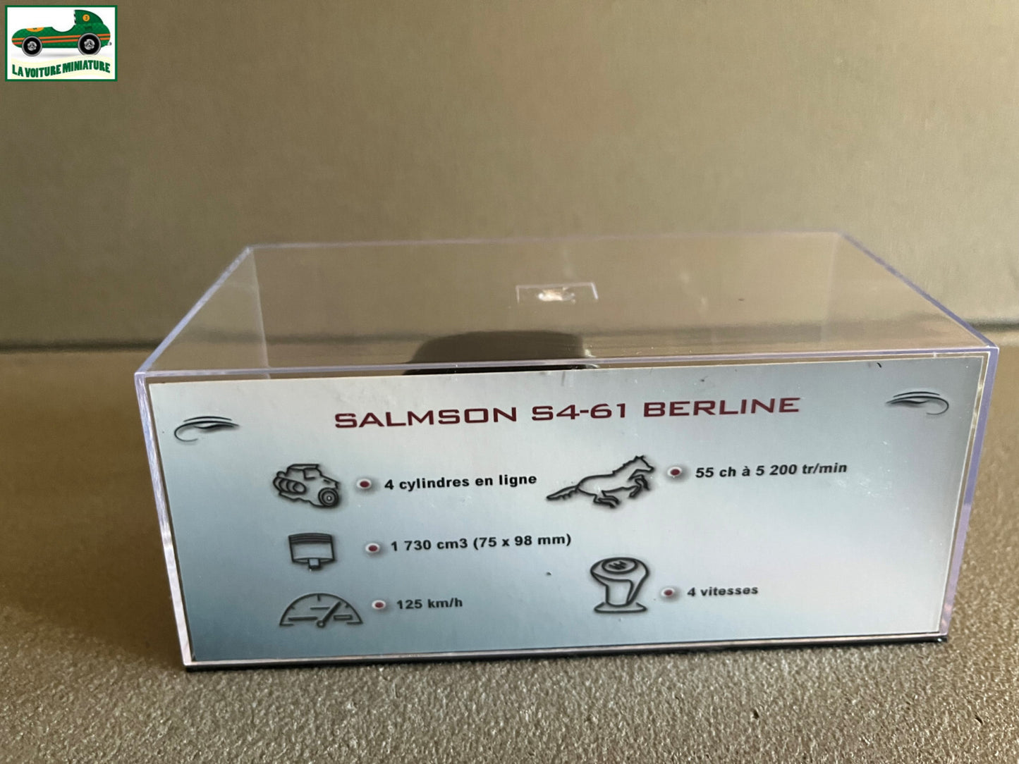 Voiture Miniature Salmson S4-61 Berline 1949 au 1/43 Ixo Altaya