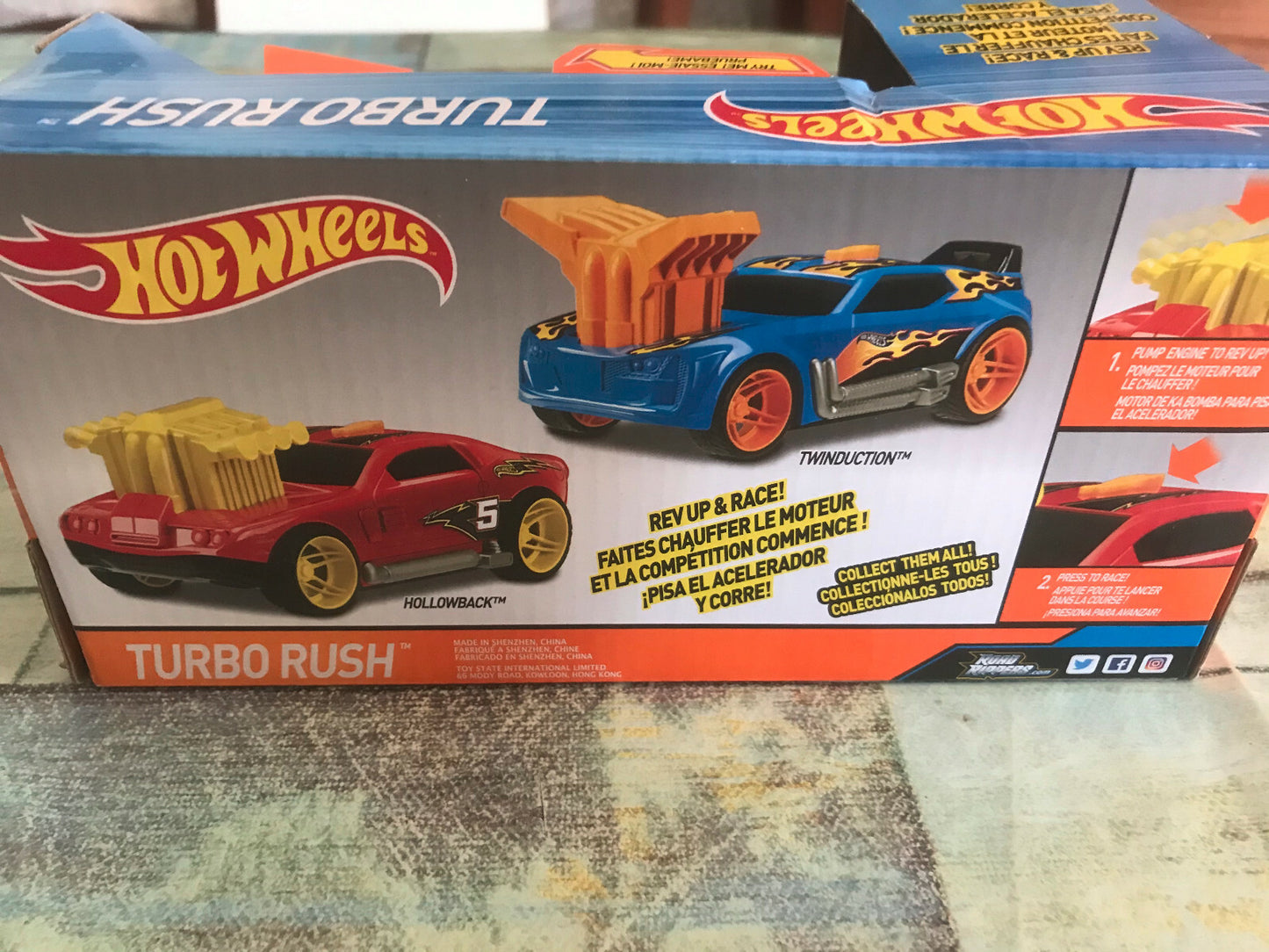 Voiture Miniature Hot Wheels - Véhicule Turbo Rush