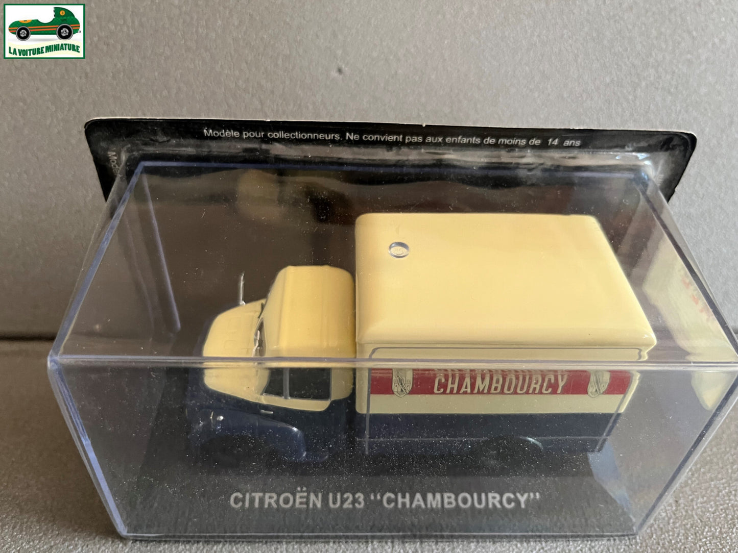 Voiture Miniature Camion Publicitaire Citroen U23 Chambourcy au 1/43