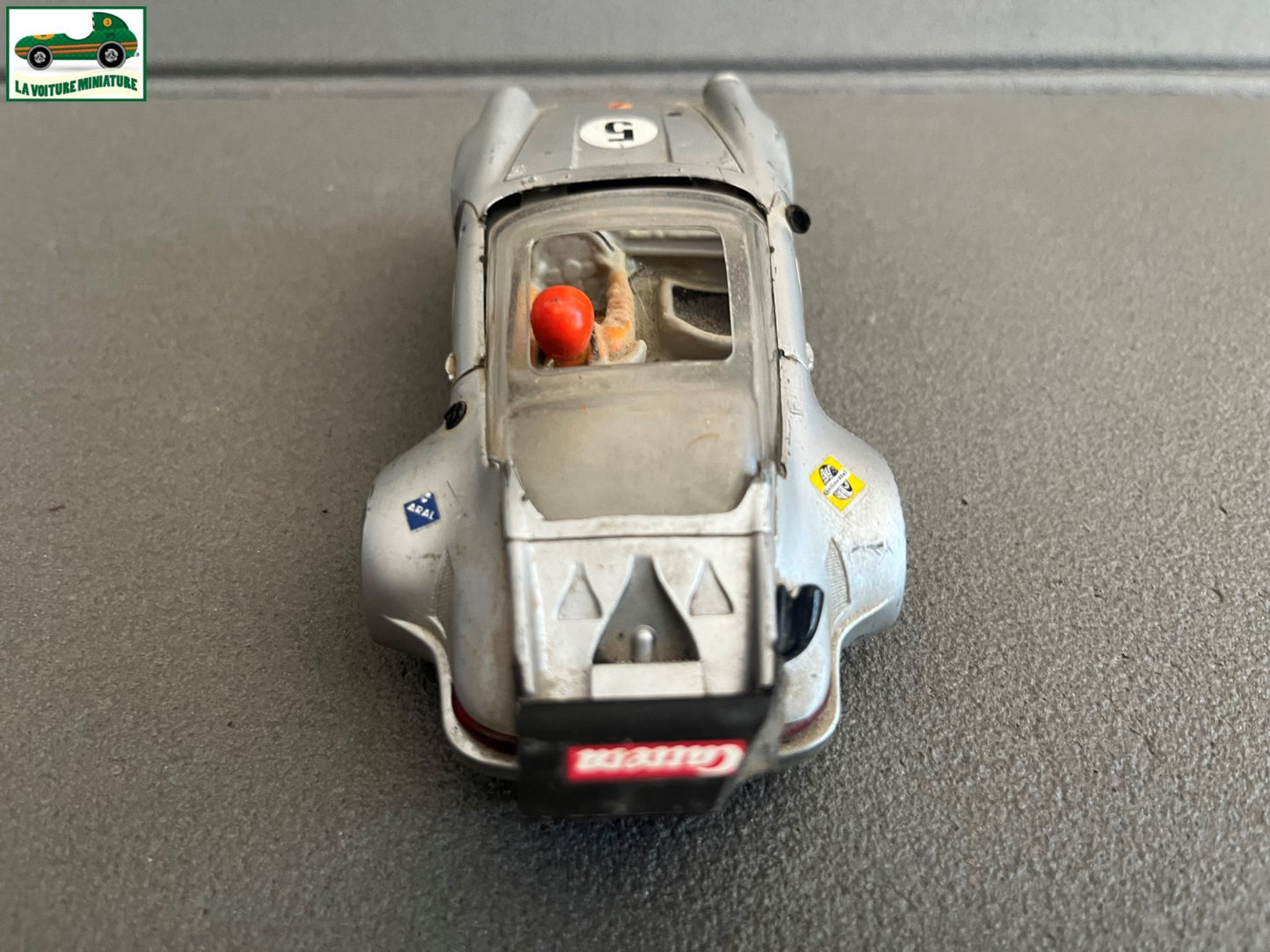 Ancienne Voiture Miniature Circuit Porsche 911RSR Carrera Epave Pièces