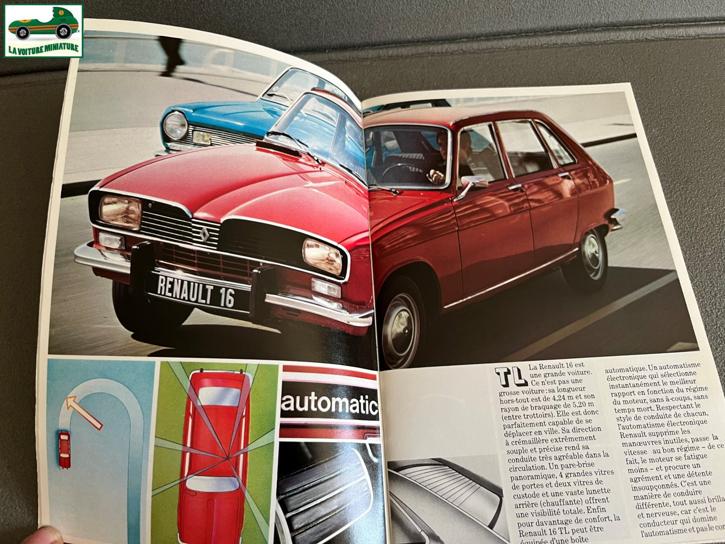 Ancien Dépliant Brochure Documentation Automobile Renault 16
