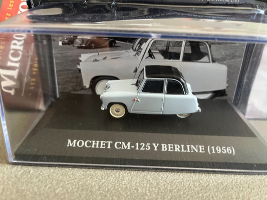 Voiture Miniature Mochet CM-125Y Berline 1956 Micro-Voitures D'Antan Altaya 1/43