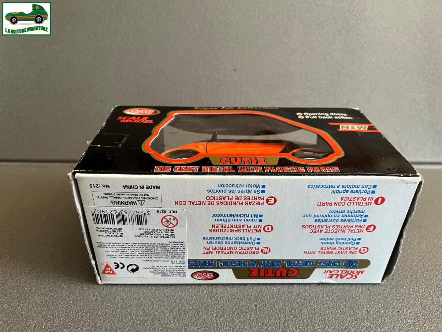 Voiture miniature Smart 1ère Version Cutie au 1/18