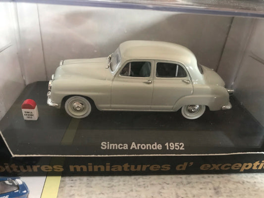 Voiture Miniature Simca Aronde 1952 Nostalgie CEC au 1/43