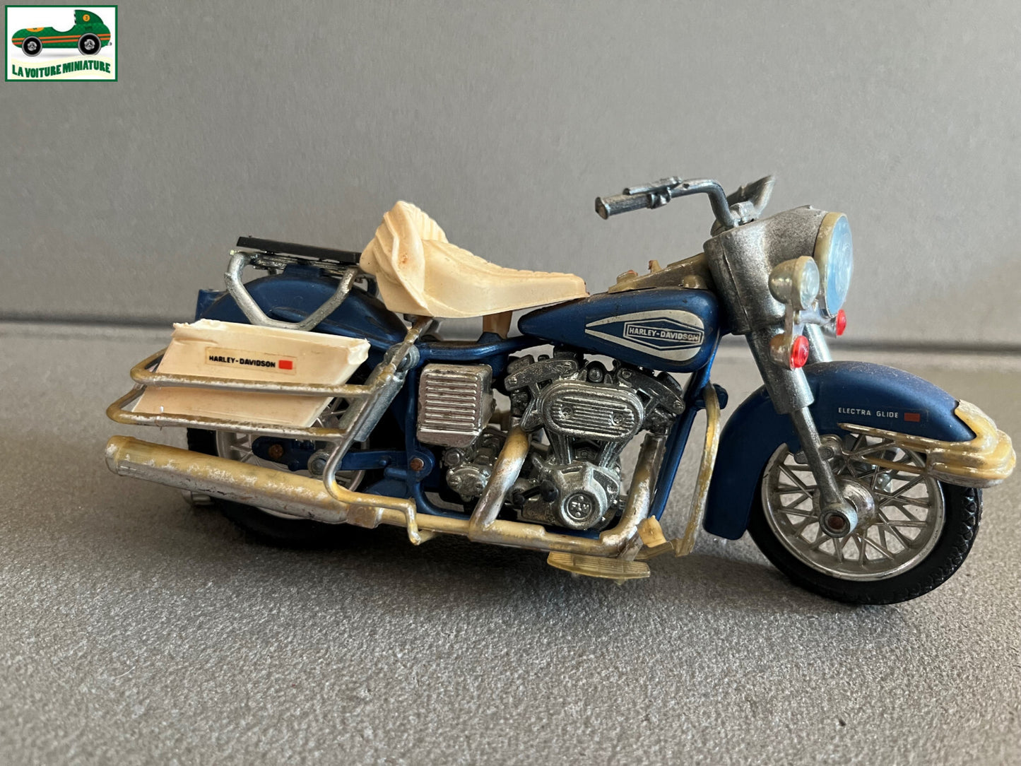 Ancienne Moto Miniature Polistil MS 101 Harley Davidson au 1/15
