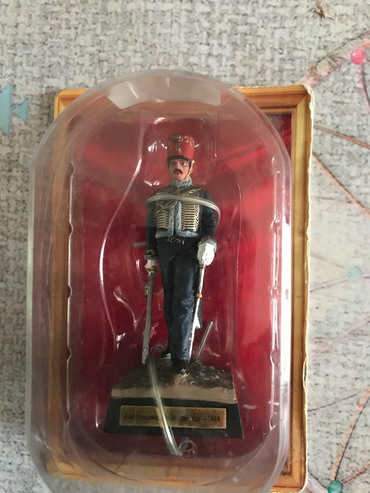 Soldat Plomb Lieutenant Hussards 1814 Empire Napoléon