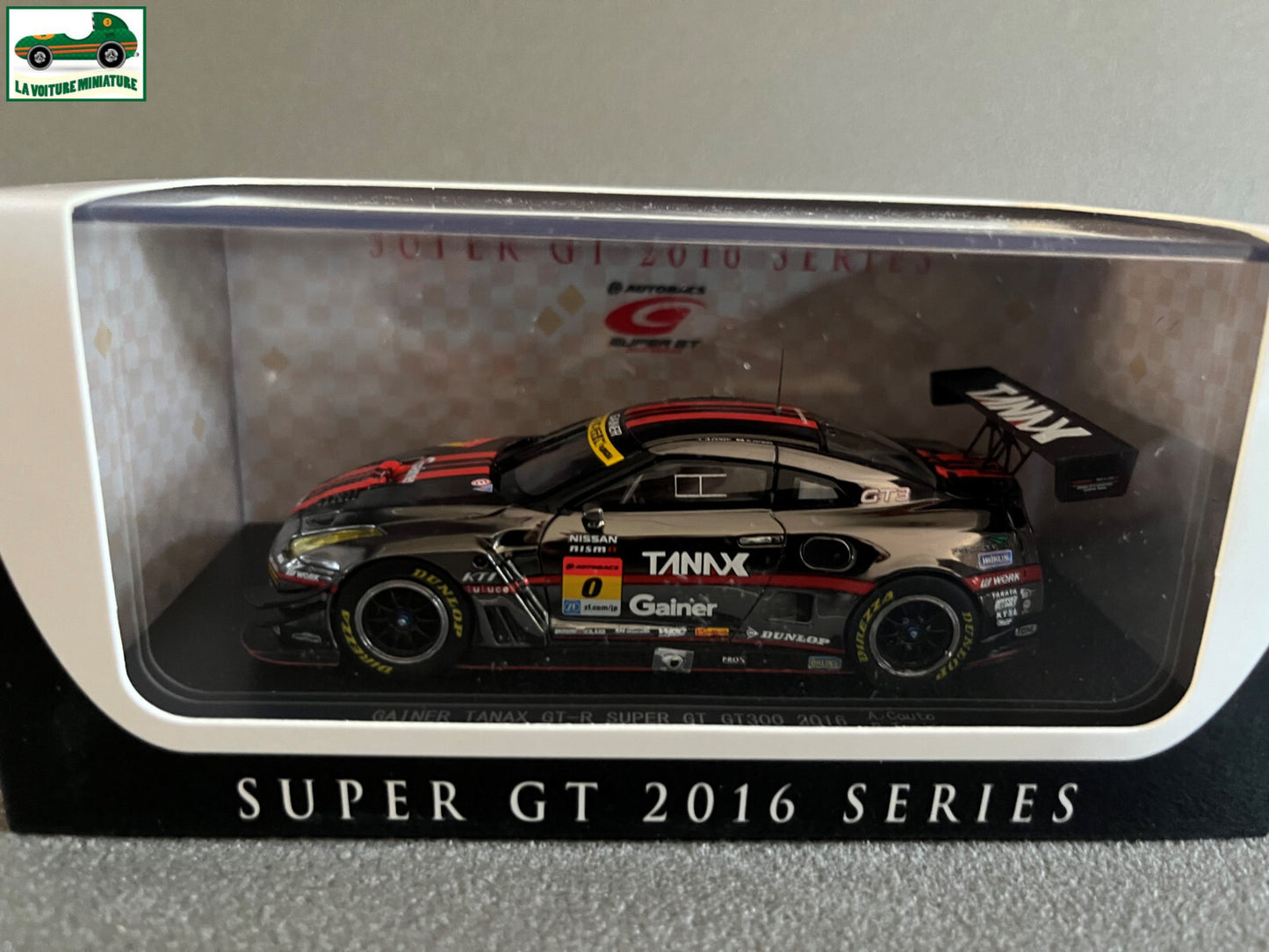 Voiture Miniature Gainer Tanax GT-R Super GT GT300 2016 Ebbro au 1/43